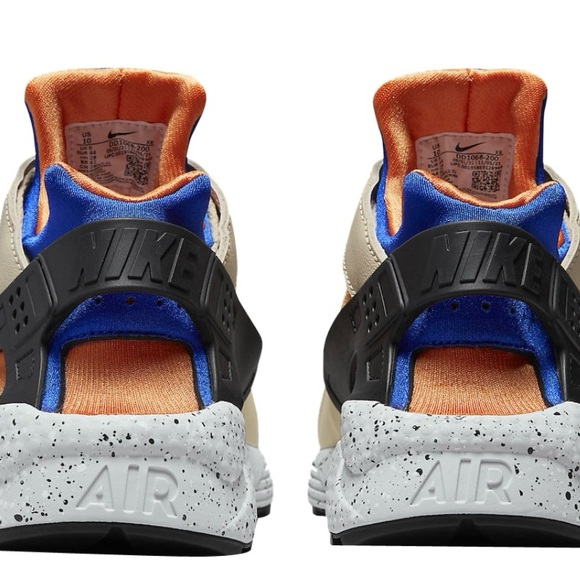 NIKE AIR HUARACHE MOWABB RATTAN HYPER ROYAL ORANGE Men’s 8.5 or Women’s 10 - Picture 6 of 7